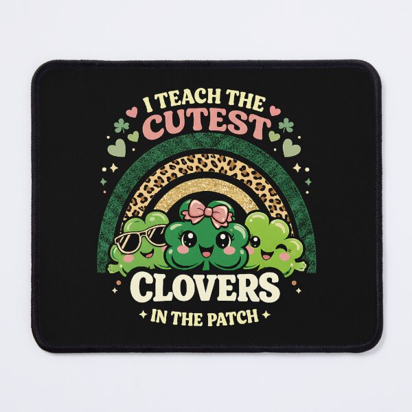 Item preview, I Teach The Cutest Clovers in Patch Boho Leopard Rainbow    designed and sold by clothesy7.