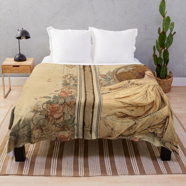 Item preview, Sleeping Beauty – Vintage Fairy Tale Book Cover in Art Nouveau Style designed and sold by GildedPagesCo.