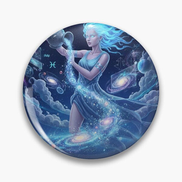 Item preview, Radiant cosmic Aquarius pourer designed and sold by LJ56.