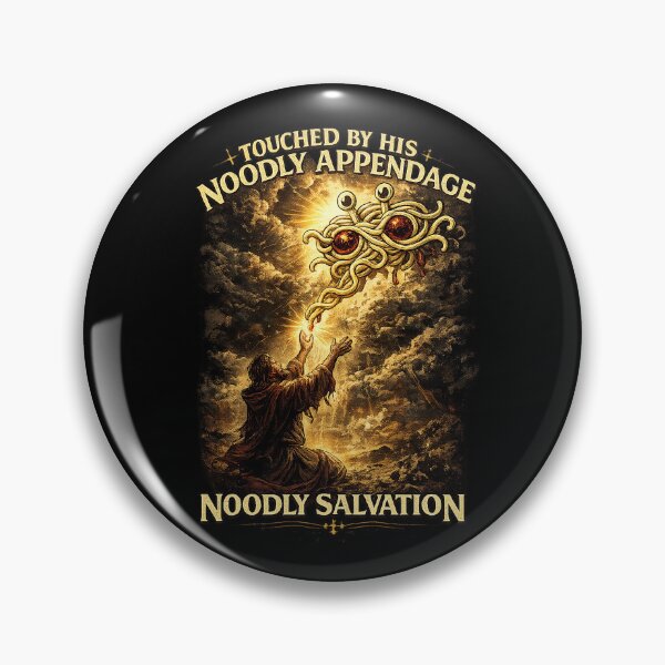 Item preview, Flying Spaghetti Monster - Noodly Salvation - Pastafarianizm designed and sold by 3nine.