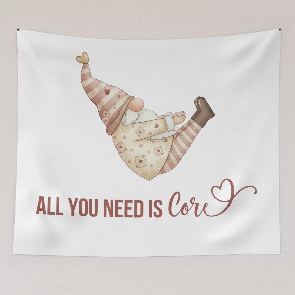 Item preview, Valentine Pilates Decor -All You Need Is Core designed and sold by sashica.