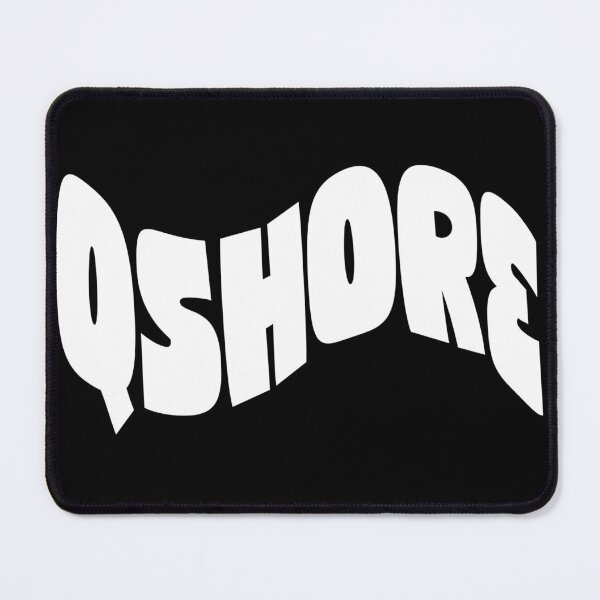 Item preview, Qshore White Wave Font – Minimal White Coastal Surf Design, Surfing, Summer designed and sold by QShore.