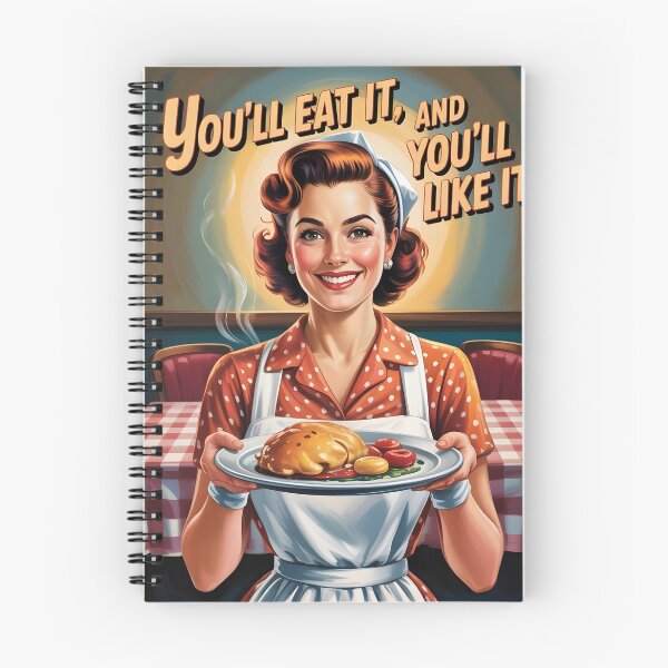 Item preview, You'll Eat It - Retro 1950s Pin-Up Kitchen Art designed and sold by MooLaLa.Store.