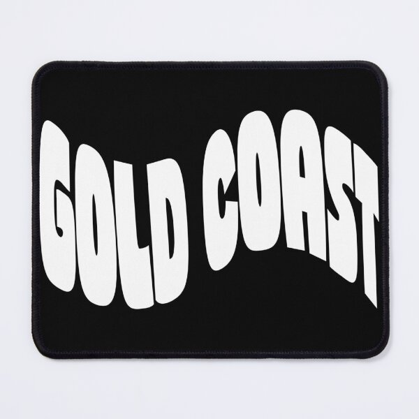 Item preview, Gold Coast White Wave Font – Minimal White Surf & Coastal Design, Australia designed and sold by QShore.