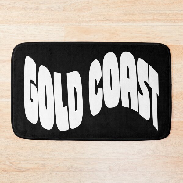Item preview, Gold Coast White Wave Font – Minimal White Surf & Coastal Design, Australia designed and sold by QShore.
