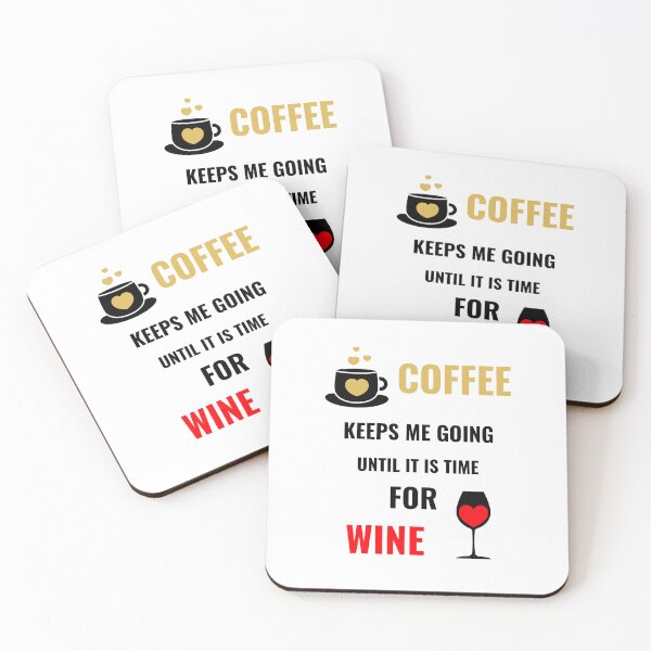 Item preview, Funny Coffee Wine designed and sold by Sartoris Art.