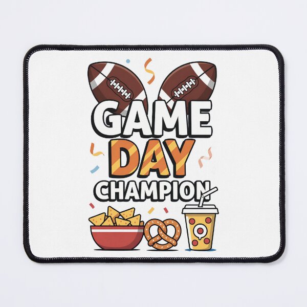 Item preview, Game Day Champion – Football & Snacks designed and sold by worldshopcolor.