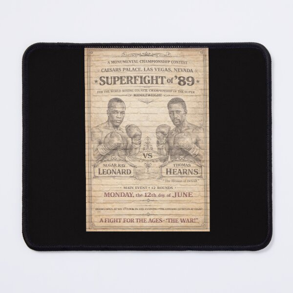 Item preview, Reimagined Leonard Hearns Boxing Poster designed and sold by halibutgoatramb.
