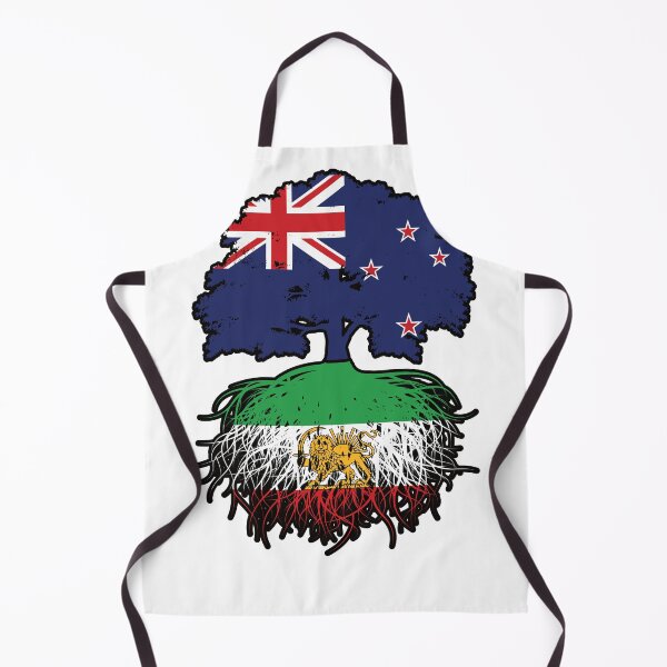 Item preview, New Zealand Grown, Iranian Roots – Lion and Sun Heritage Design designed and sold by FlagX.