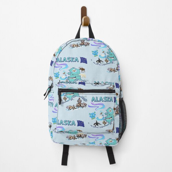 Item preview, Alaska State Map, The Last Frontier Symbols designed and sold by mashmosh.
