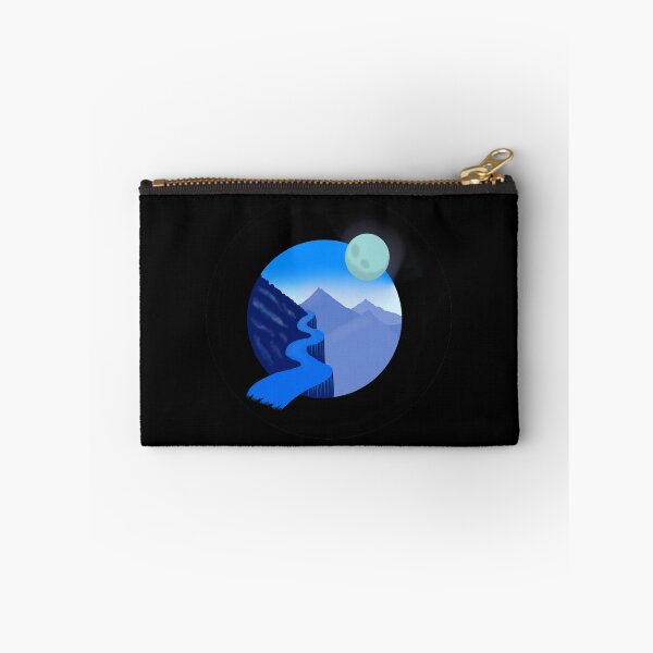 Item preview, Mountain scene with a blue moon  designed and sold by L1221e92.