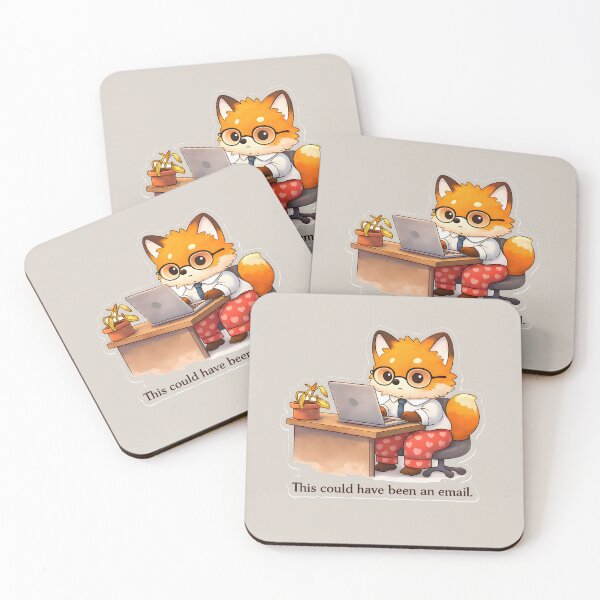 Item preview, Funny Office Meeting Meme – This Could Have Been An Email Fox designed and sold by Still Breathing Studio.