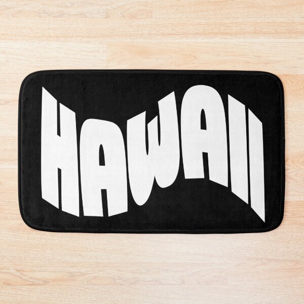 Item preview, Hawaii White Wave Font – Minimal White Wave Surf Design, Surfing, Beach designed and sold by QShore.