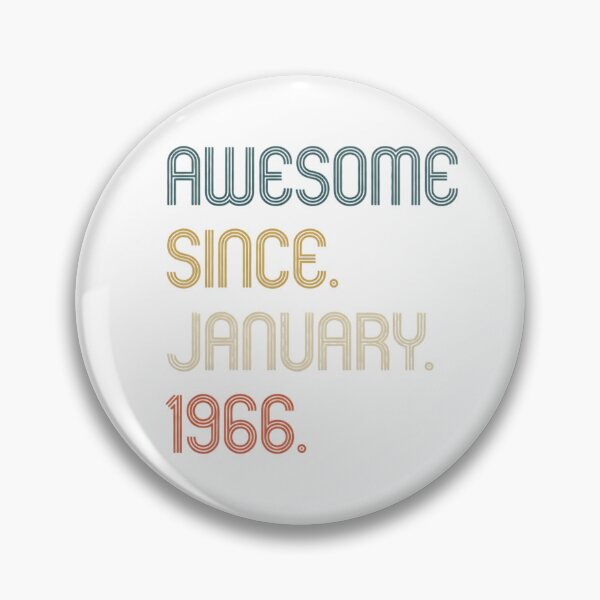 Item preview, Awesome Since 1966, 60th Birthday Gift, 60th Birthday idea, 60th Birthday Gift for Woman Man, Personalized Birthday designed and sold by DesignDenDo ⭐⭐⭐⭐⭐.