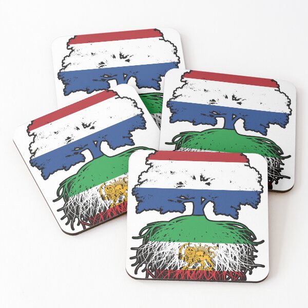 Item preview, Netherlands Grown, Iranian Roots – Lion and Sun Heritage Design designed and sold by FlagX.