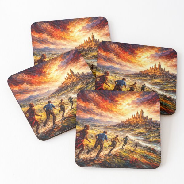 Item preview, Departure under a blazing sky designed and sold by Sigtrix.
