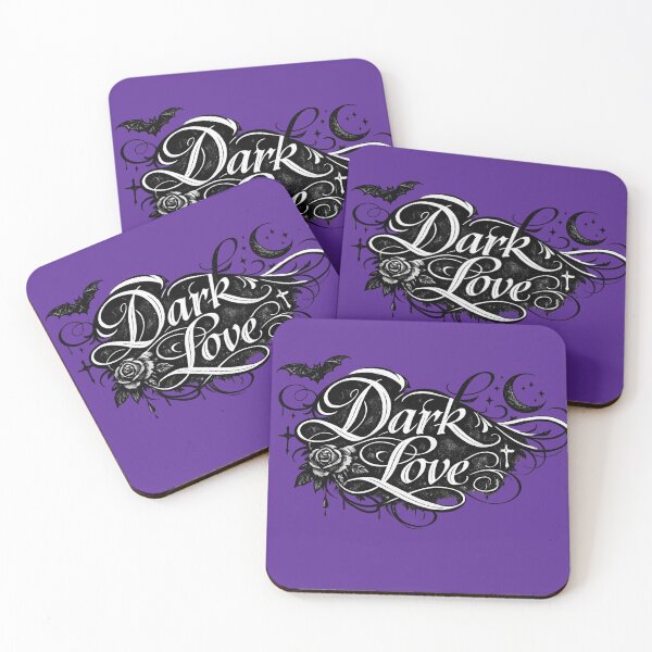 Item preview, Dark Love – Gothic Romantic Script designed and sold by Mouraludia.