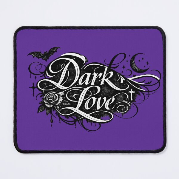 Item preview, Dark Love – Gothic Romantic Script designed and sold by Mouraludia.