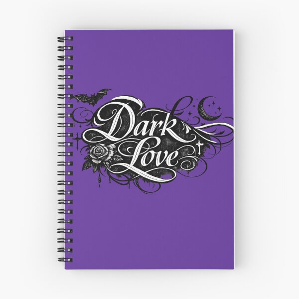 Item preview, Dark Love – Gothic Romantic Script designed and sold by Mouraludia.