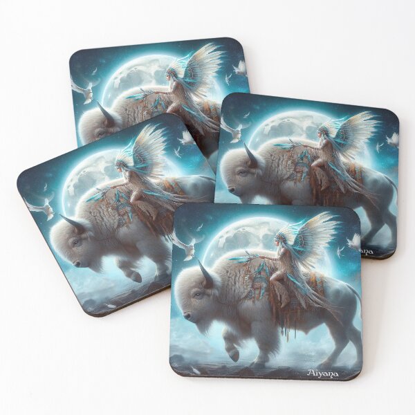 Item preview, Wakan Gli – The Miracle White Buffalo designed and sold by WildlyAiyana.