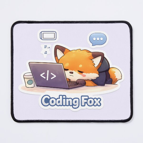 Item preview, Programmer Meme – Coding Fox On Laptop designed and sold by Still Breathing Studio.