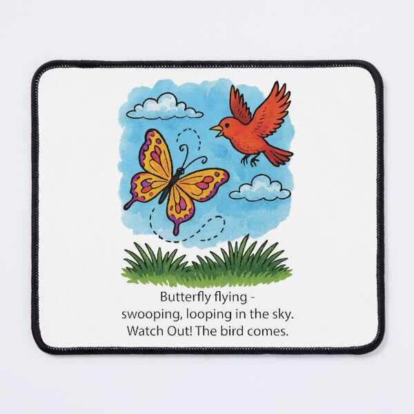 Item preview, Butterfly and Bird Haiku designed and sold by Creative-Curios.