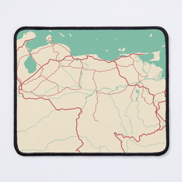 Item preview, Venezuela Map Illustration designed and sold by MapsByLeo.