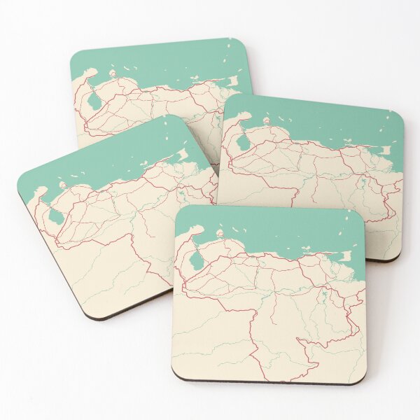 Item preview, Venezuela Map Illustration designed and sold by MapsByLeo.