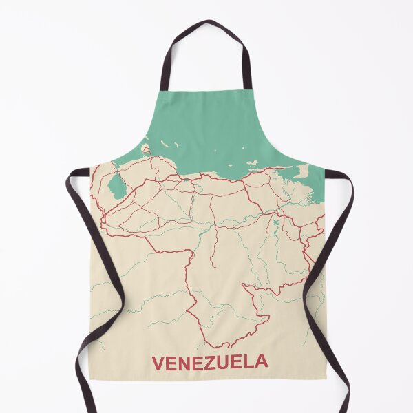 Item preview, Venezuela Map Illustration designed and sold by MapsByLeo.