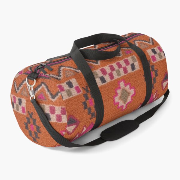 Item preview, Moroccan Berber Geometric Pattern In Warm Earth Tones designed and sold by SpaceBazaar.