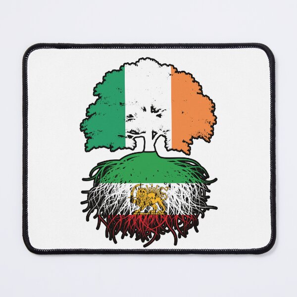 Item preview, Irish Grown, Iranian Roots – Lion and Sun Heritage Design designed and sold by FlagX.