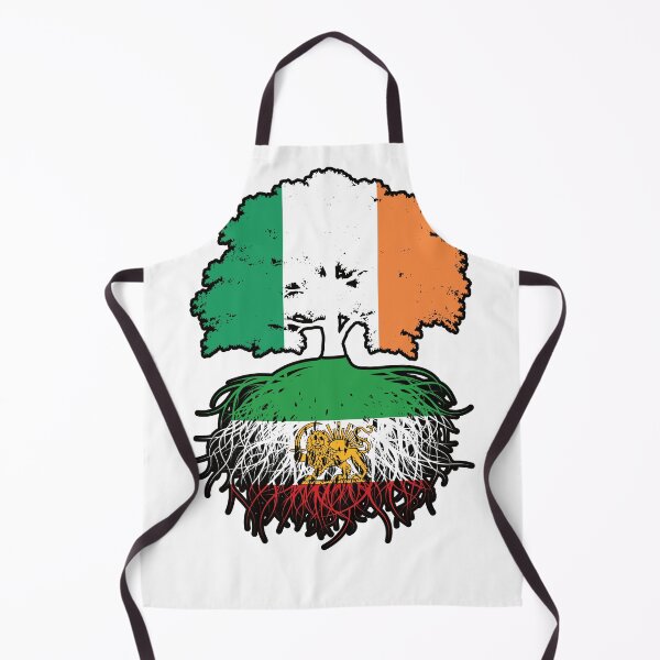 Item preview, Irish Grown, Iranian Roots – Lion and Sun Heritage Design designed and sold by FlagX.