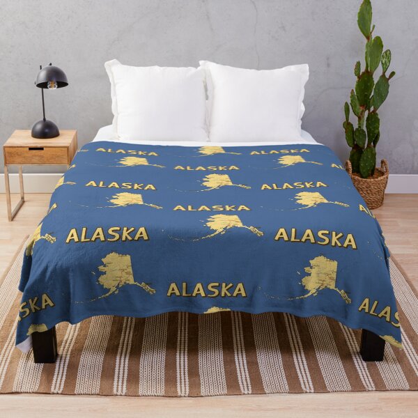 Item preview, Alaska Adventure, Vintage Style Map & Cities Guide designed and sold by mashmosh.