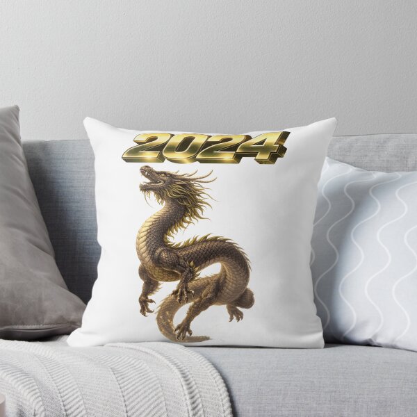 Item preview, 2024 Year of the Dragon Eastern Zodiac Power Strength Prosperity Design designed and sold by AlexLineArt.