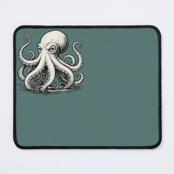 Item preview, Expressive Octopus in Japanese Contour Style designed and sold by SilentPowerArt.