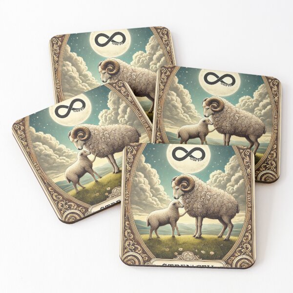 Item preview, Sheepism – Strength Tarot Card designed and sold by Thpoar.