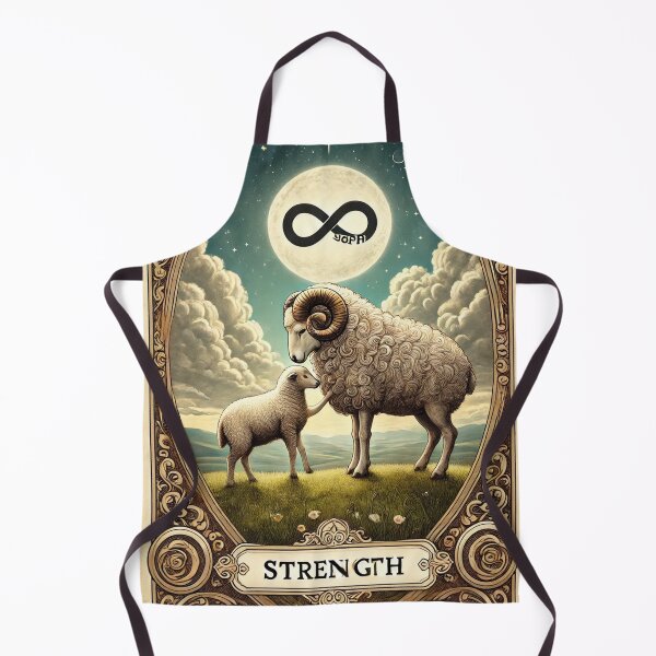 Item preview, Sheepism – Strength Tarot Card designed and sold by Thpoar.
