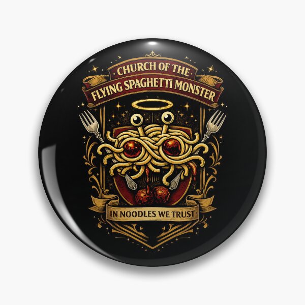 Item preview, Church of the Flying Spaghetti Monster designed and sold by 3nine.