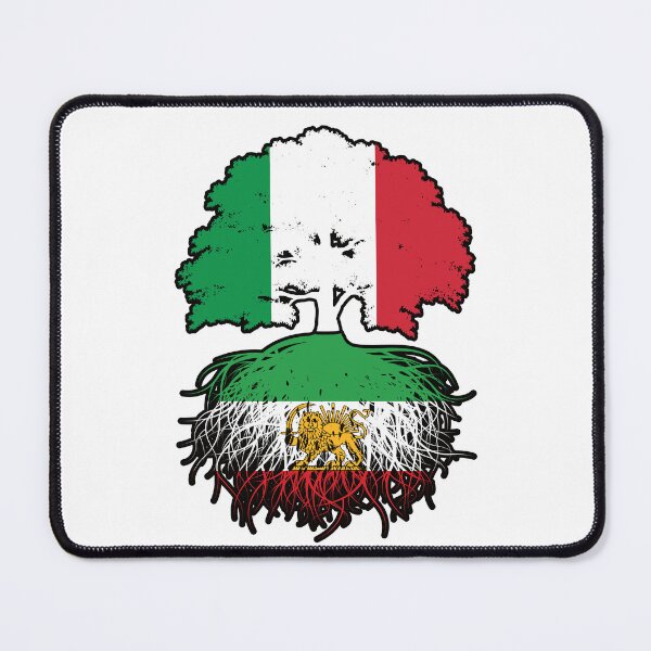 Item preview, Italian Grown, Iranian Roots – Lion and Sun Heritage Design designed and sold by FlagX.