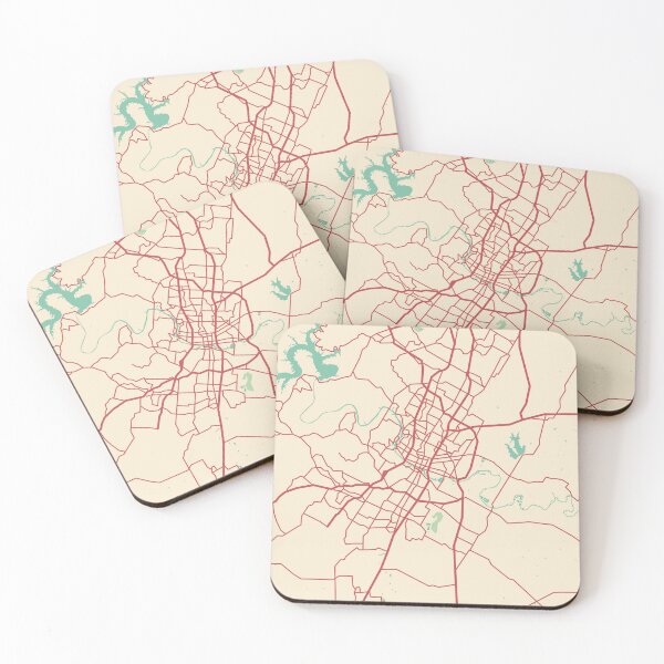 Item preview, Austin Map Texas United States of America designed and sold by MapsByLeo.