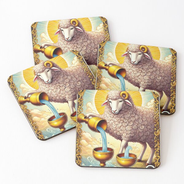 Item preview, Sheepism – Temperance Tarot Card designed and sold by Thpoar.