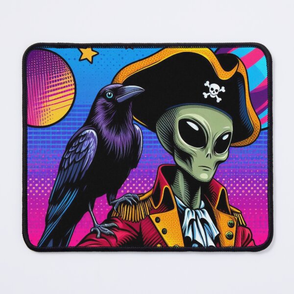 Item preview, Pirate alien and crow  designed and sold by Dogandesighn.
