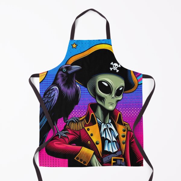 Item preview, Pirate alien and crow designed and sold by Dogandesighn.