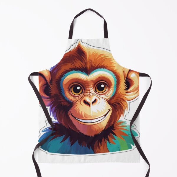 Item preview, Cute Kawaii Monkey Face designed and sold by MiniPrintMagic.