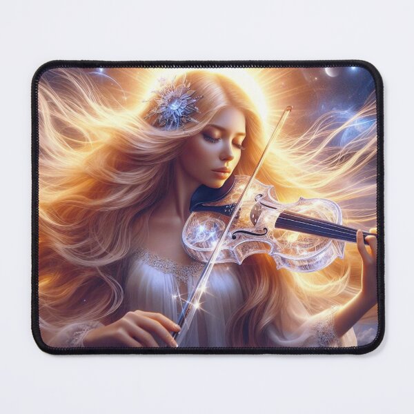 Item preview, The Golden Symphony: Celestial Violinist In Stardust designed and sold by Holub Art Studio & design.