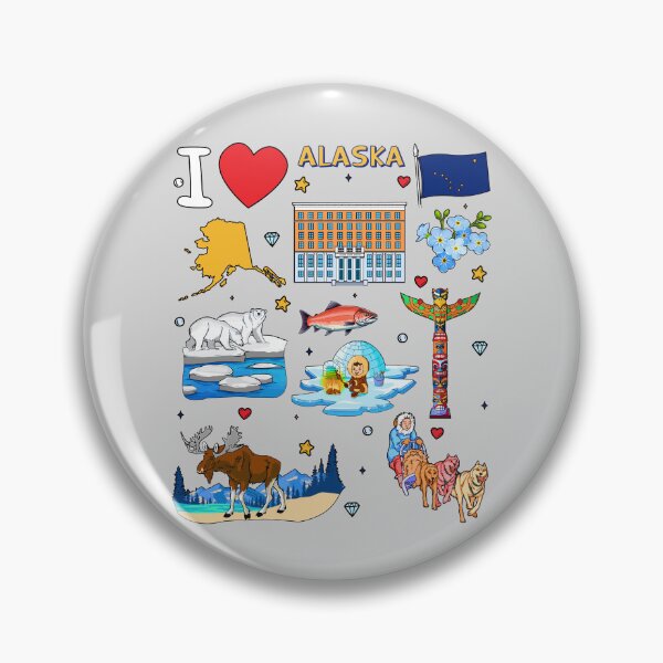 Item preview, Alaska State Pride, The Ultimate Adventure Icons Collection designed and sold by mashmosh.