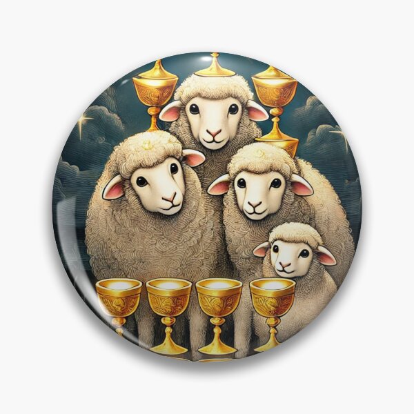 Item preview, Sheepism – Ten of Cups Tarot Card designed and sold by Thpoar.