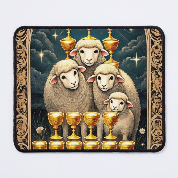 Item preview, Sheepism – Ten of Cups Tarot Card designed and sold by Thpoar.