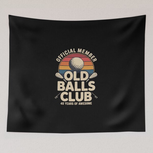 Item preview, 40th Birthday Golf Old Balls Club Member Golfer designed and sold by DigitaldeligArt.