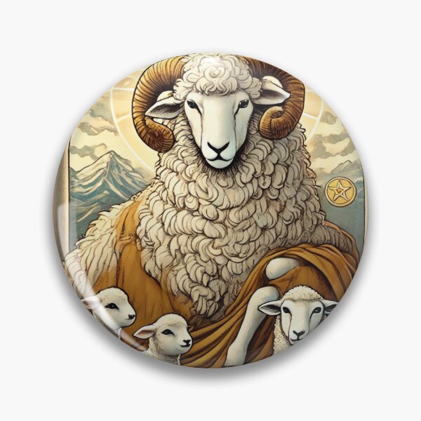 Item preview, Sheepism – Ten of Pentacles Tarot Card designed and sold by Thpoar.